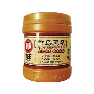 霸王首烏黑亮天然營養滋潤精華發膜