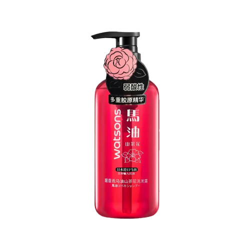 屈臣氏馬油山茶花洗發露