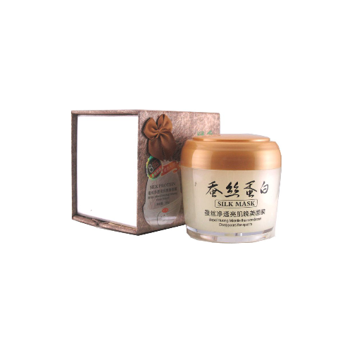 一枝春蠶絲蛋白雪肌嫩膚晚美面膜