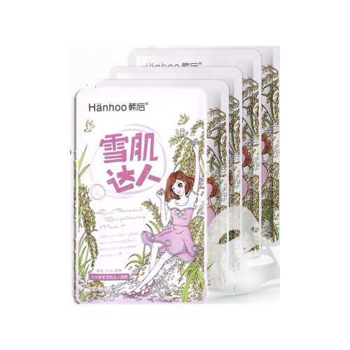 韓后濃粹白米酵素亮采達人面膜