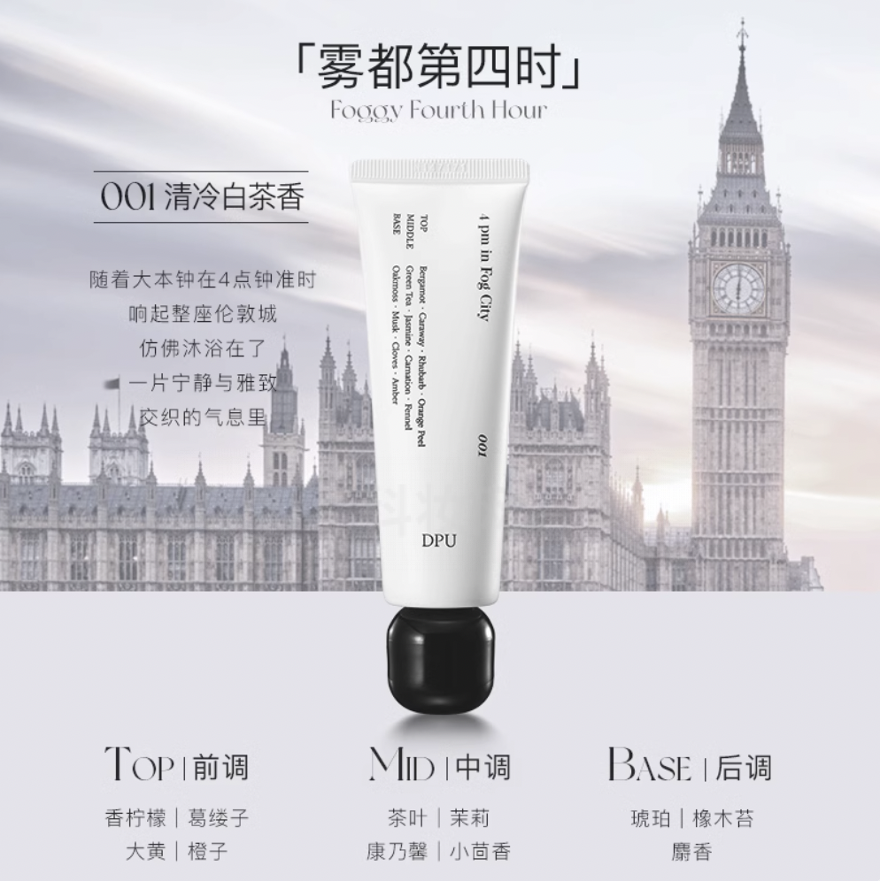 DPU水潤香氛護手霜001霧都第四時