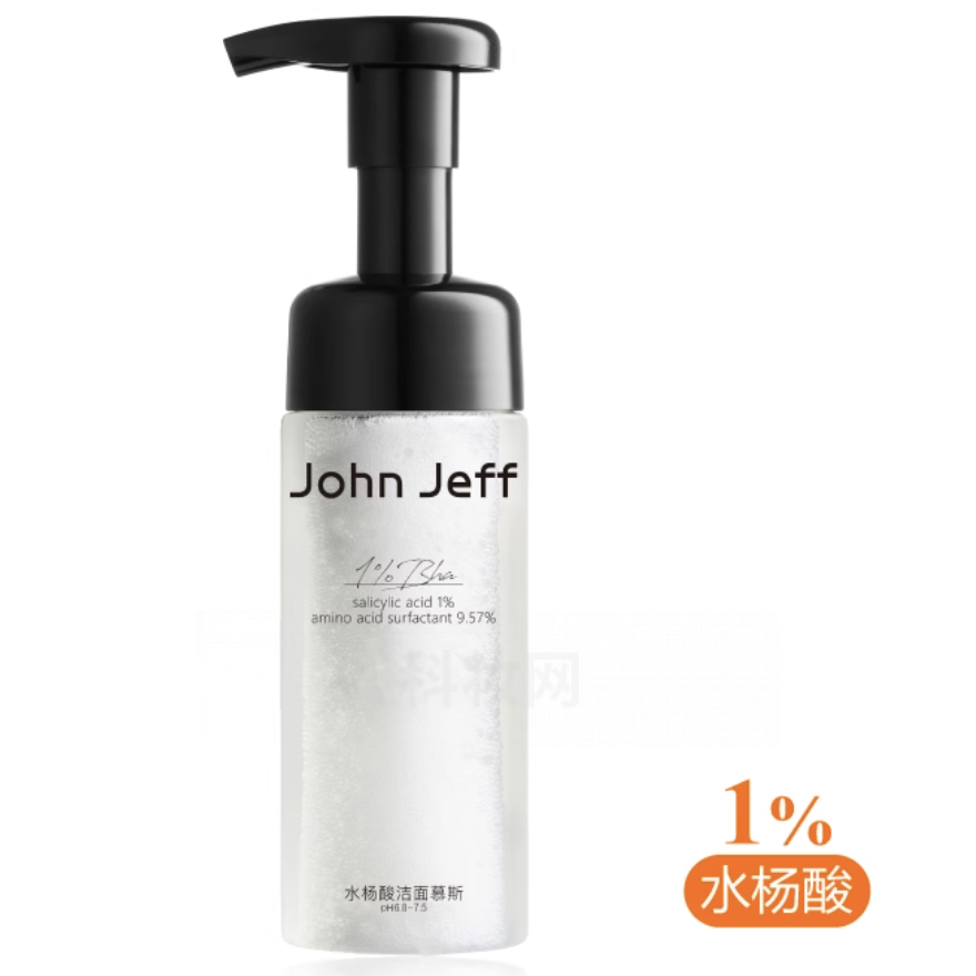 John Jeff水楊酸潔面慕斯