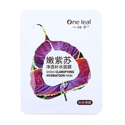一葉子 嫩紫蘇凈透補水面膜