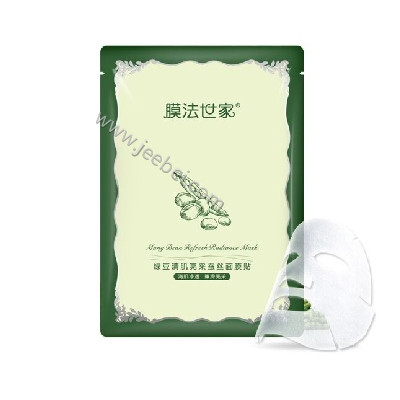 膜法世家 綠豆清肌亮采蠶絲面膜貼