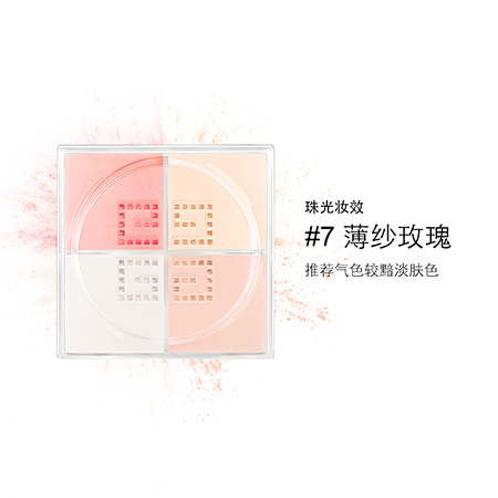 紀梵希輕盈無痕明星四色散粉7號