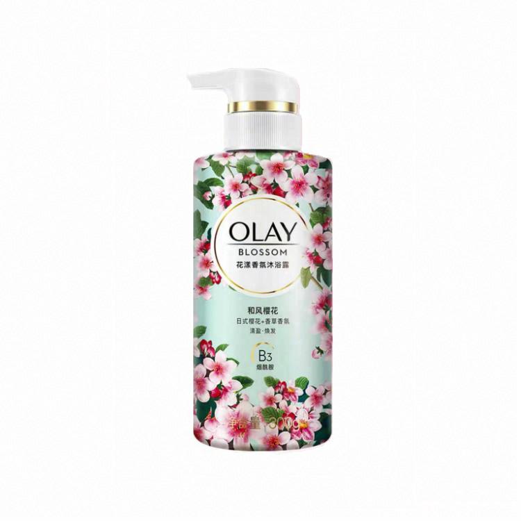 OLAY 花漾香氛沐浴露 和風櫻花