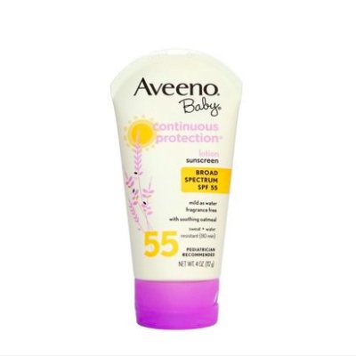 Aveeno寶寶長時間護膚防曬液 SPF 55（無香精）
