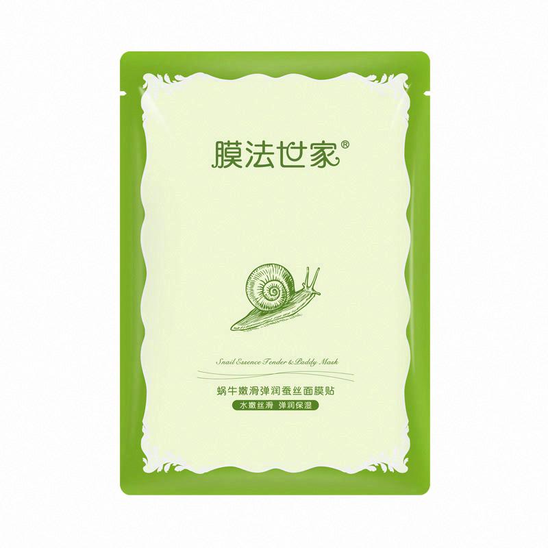 膜法世家蝸牛嫩滑彈潤蠶絲面膜貼