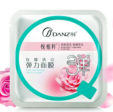 丹姿玫瑰透亮彈力面膜