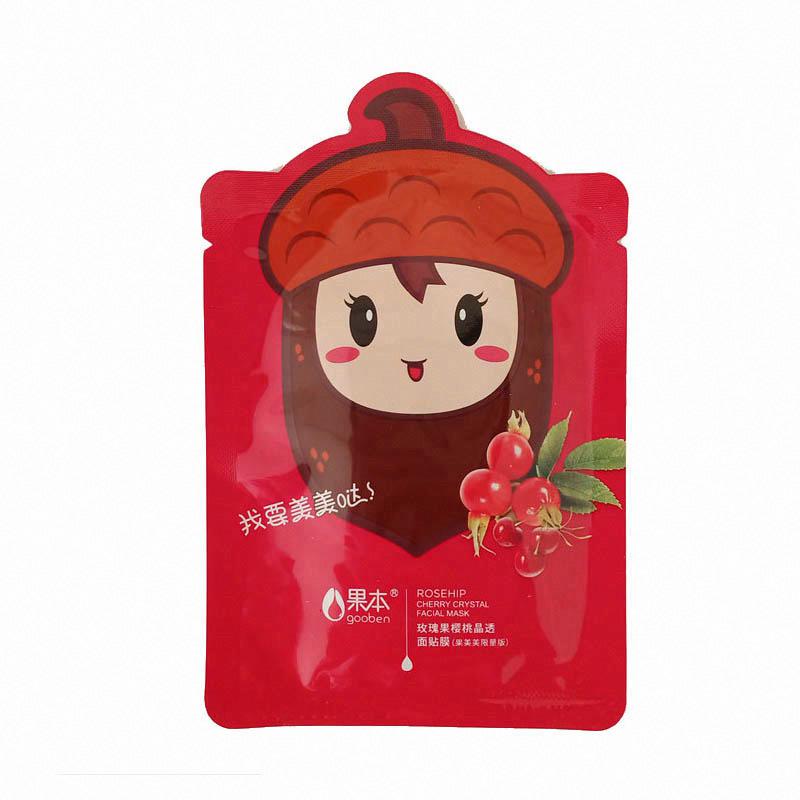 果本玫瑰果櫻桃晶透面貼膜(果美美限量版)