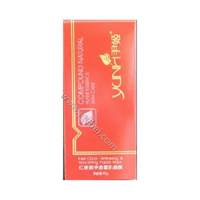 尹姬紅珊瑚凈透雪肌面膜