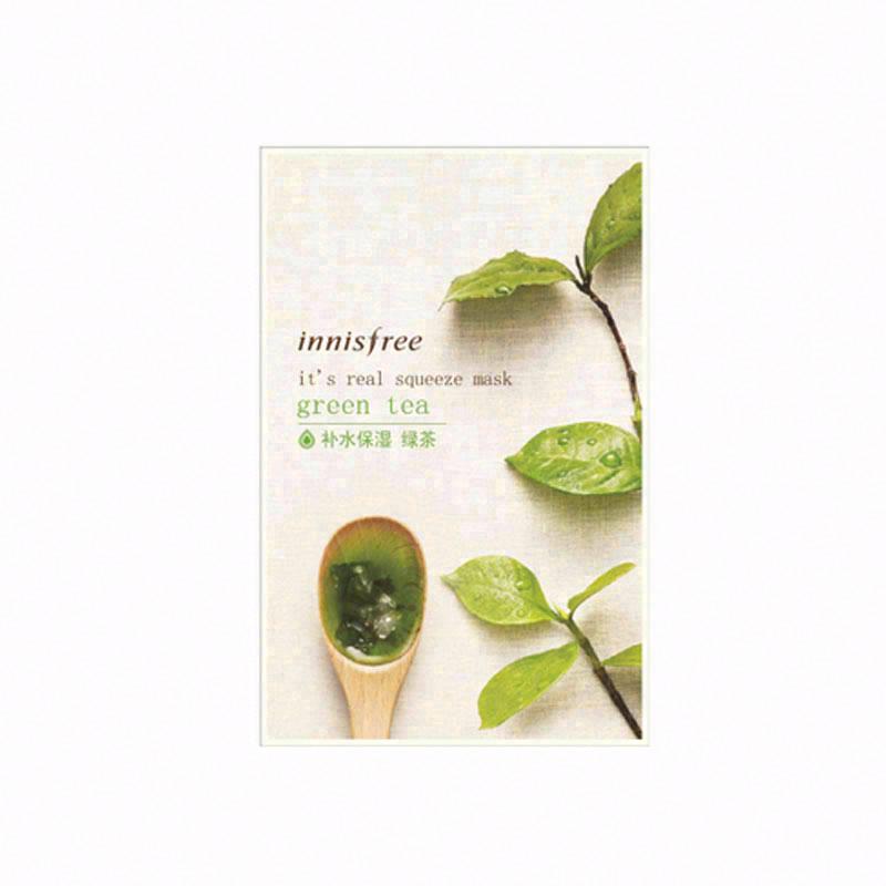 悅詩風吟真萃鮮潤面貼膜-綠茶
