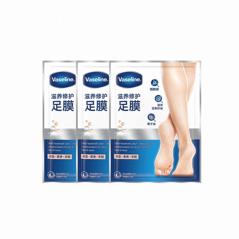 凡士林滋養修護足膜