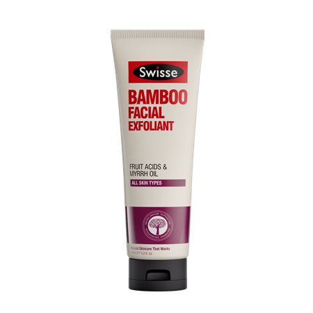 Swisse 竹纖維面部去角質潔面膏