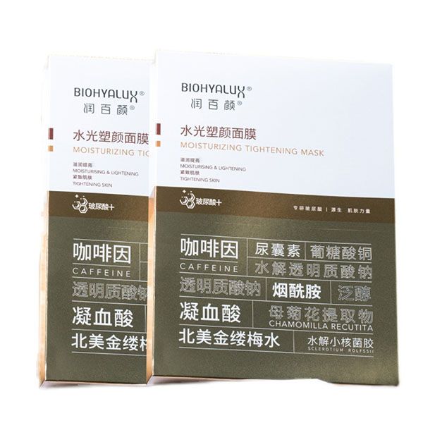 潤百顏水光塑顏面膜