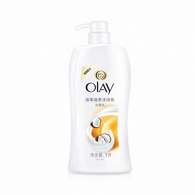 Olay潔凈滋潤沐浴乳 椰乳