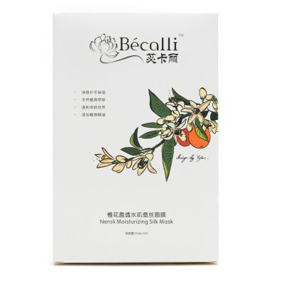 苾卡麗橙花盈透水肌蠶絲面膜