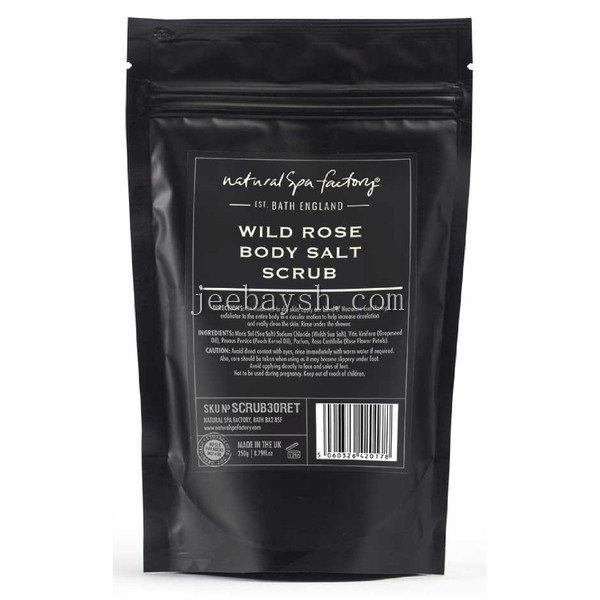 Natural Spa Factory Wild Rose Body Salt Scrub