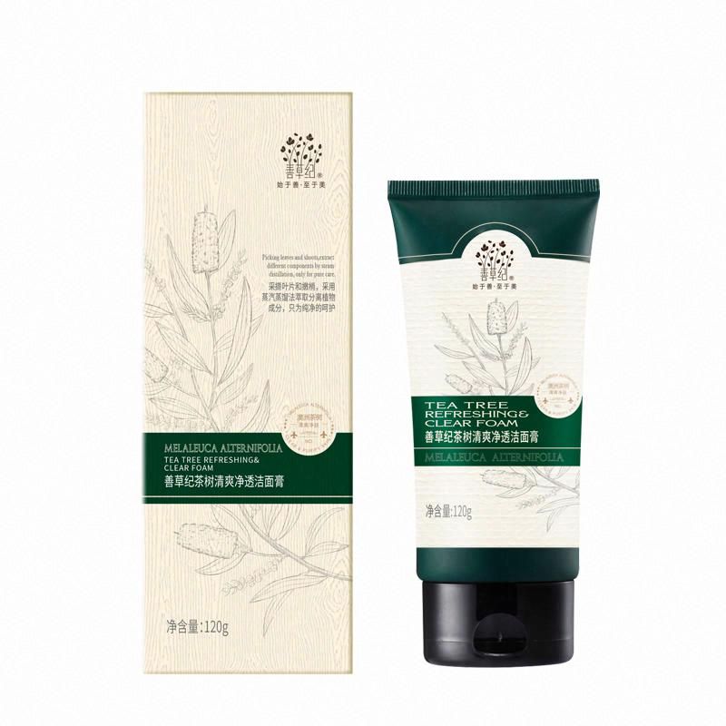 善草紀茶樹清爽凈透潔面膏
