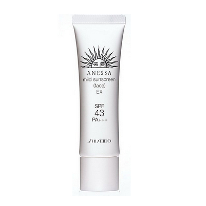 資生堂安耐曬溫和防曬面霜SPF 43 PA+++