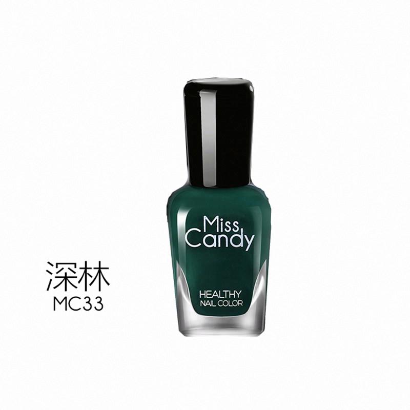 MissCandy健康甲油MC33深林/墨綠