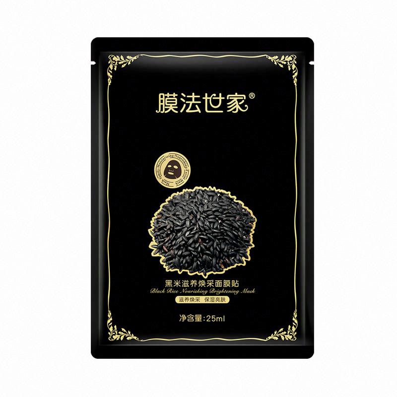 膜法世家黑米滋養煥采面膜貼