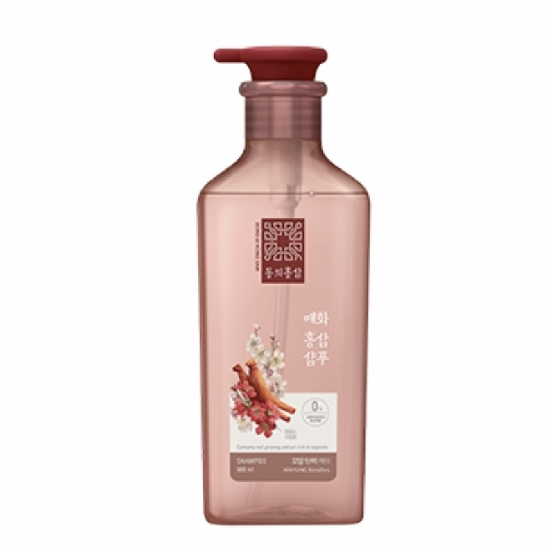 愛敬東益紅參梅花紅參盈韌洗發水