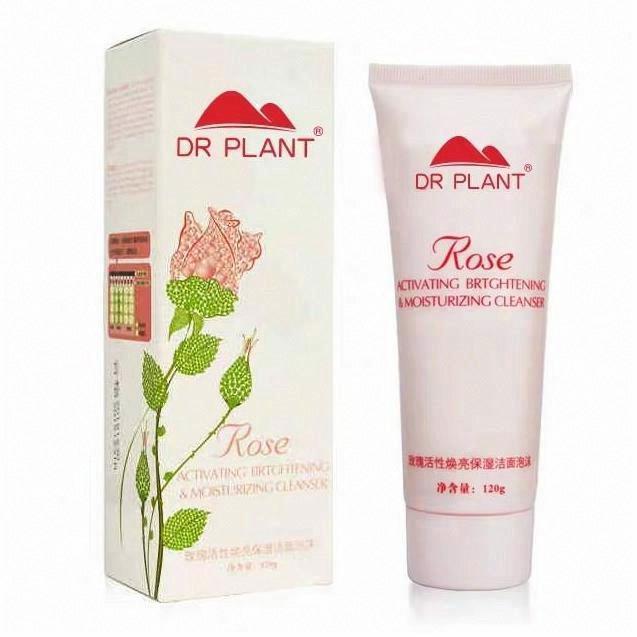 DR PLANT玫瑰活性煥亮保濕潔面泡沫