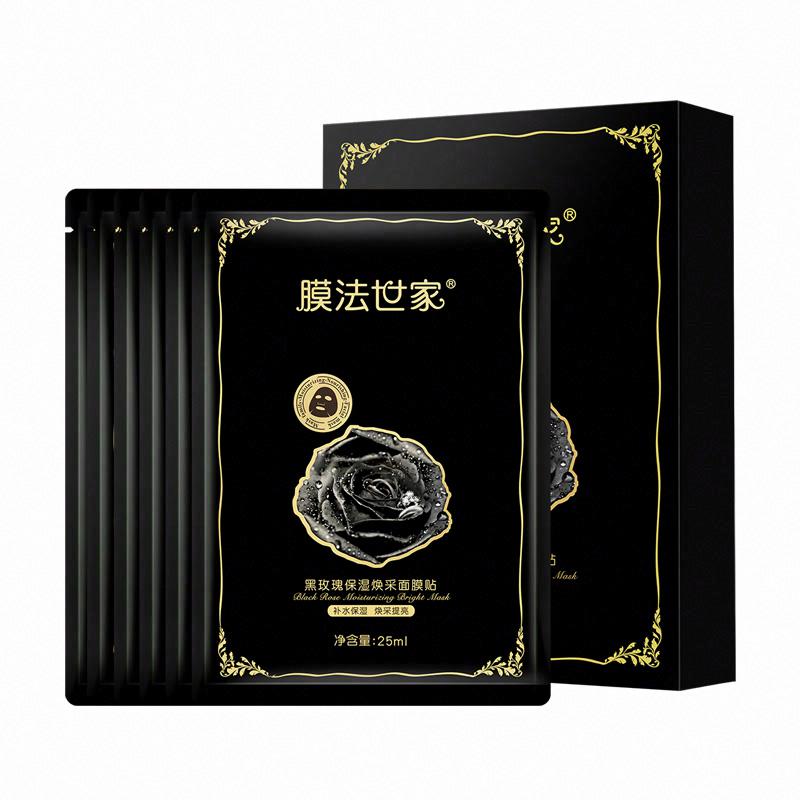 膜法世家黑玫瑰保濕煥采面膜貼