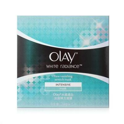 OLAY水感透白光塑鉆紋彈力面膜
