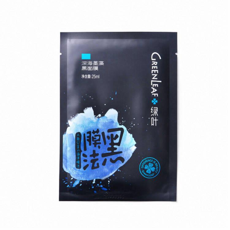 綠葉 深海墨藻黑面膜