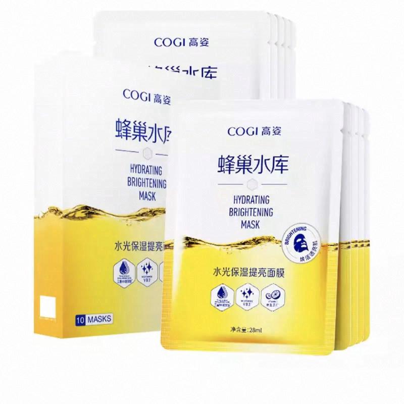 高姿水光保濕提亮面膜