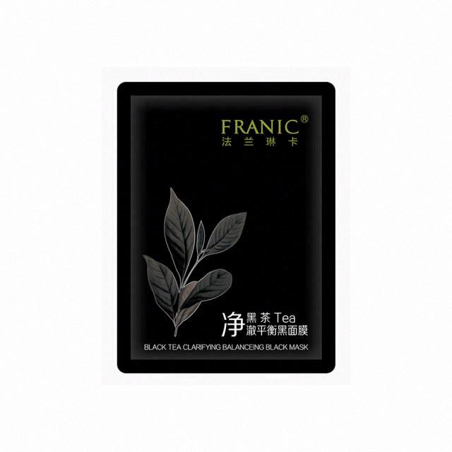 FRANIC法蘭琳卡黑茶凈澈平衡黑面膜