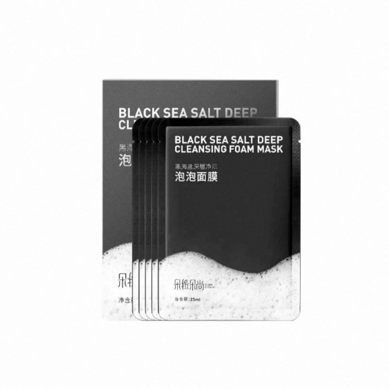 朵拉朵尚黑海鹽深層凈肌泡泡面膜