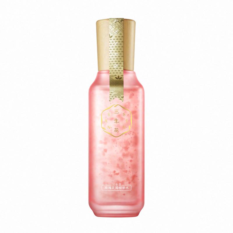 百雀羚三生花玫瑰花瓣精華水