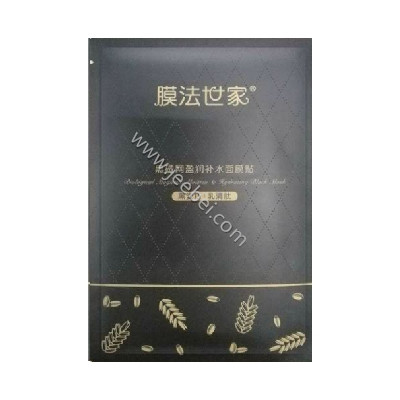 膜法世家黑磁網盈潤補水面膜貼（黑麥籽+乳清肽）