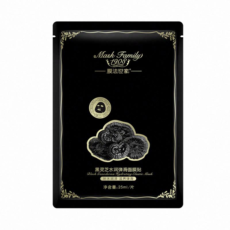 膜法世家黑靈芝水潤彈滑面膜貼