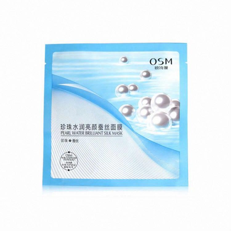 歐詩漫珍珠水潤亮顏蠶絲面膜