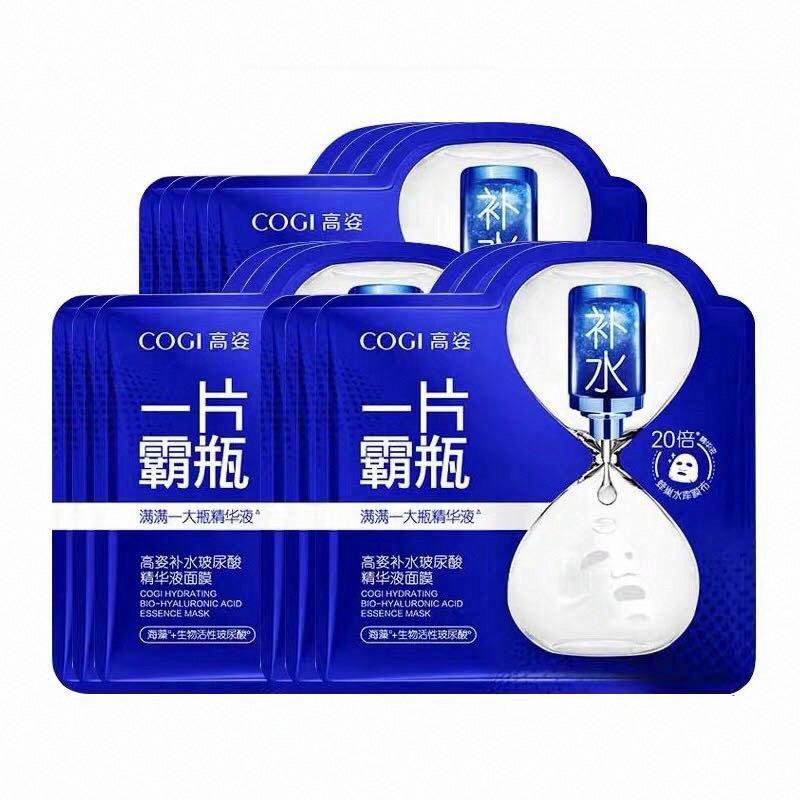 高姿水嫩玻尿酸精華液面膜