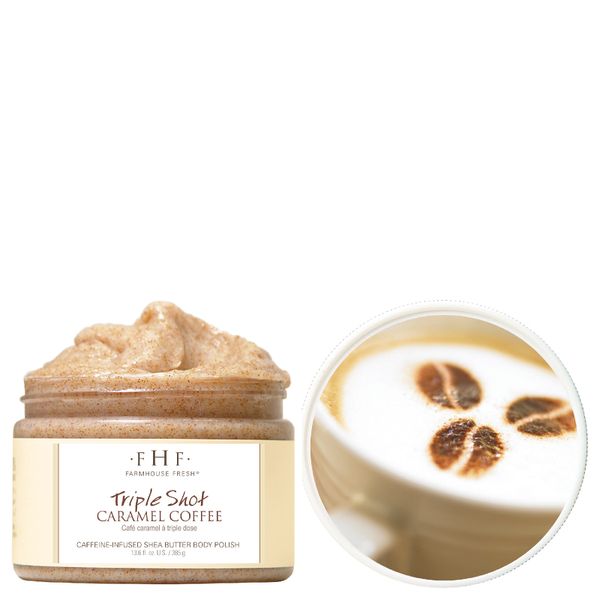 FarmHouse Fresh Triple Shot Caramel Coffee Shea Sugar Scrub