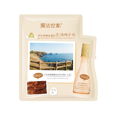 膜法世家水潤亮膚面膜貼（熔巖海水+紅參）