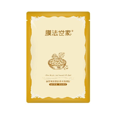 膜法世家 納豆瑩潤亮膚蠶絲面膜貼