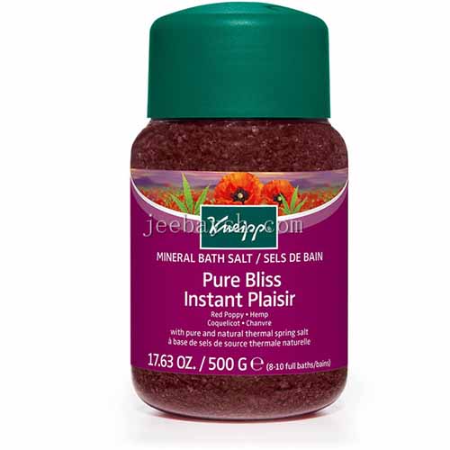 Kneipp Pure Bliss Red Poppy and Hemp Bath Salts 