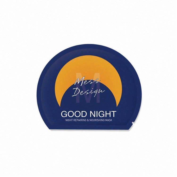 自然之名Mess Design夜間修護滋養面膜