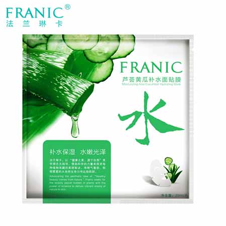 FRANIC法蘭琳卡蘆薈黃瓜補水面貼膜