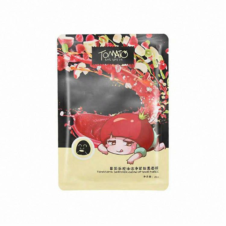 番茄派控油潔凈緊致黑面膜