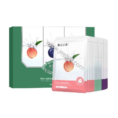 膜法世家果茶水潤亮膚系列面膜貼悅享禮盒