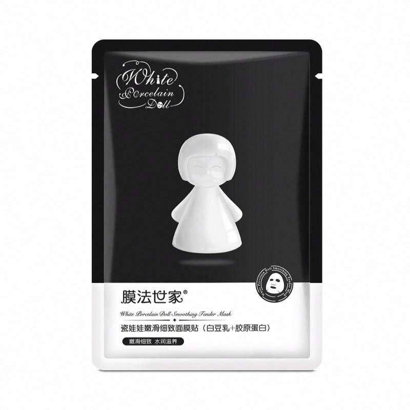 膜法世家瓷娃娃嫩滑細致面膜貼 （白豆乳+膠原蛋白）