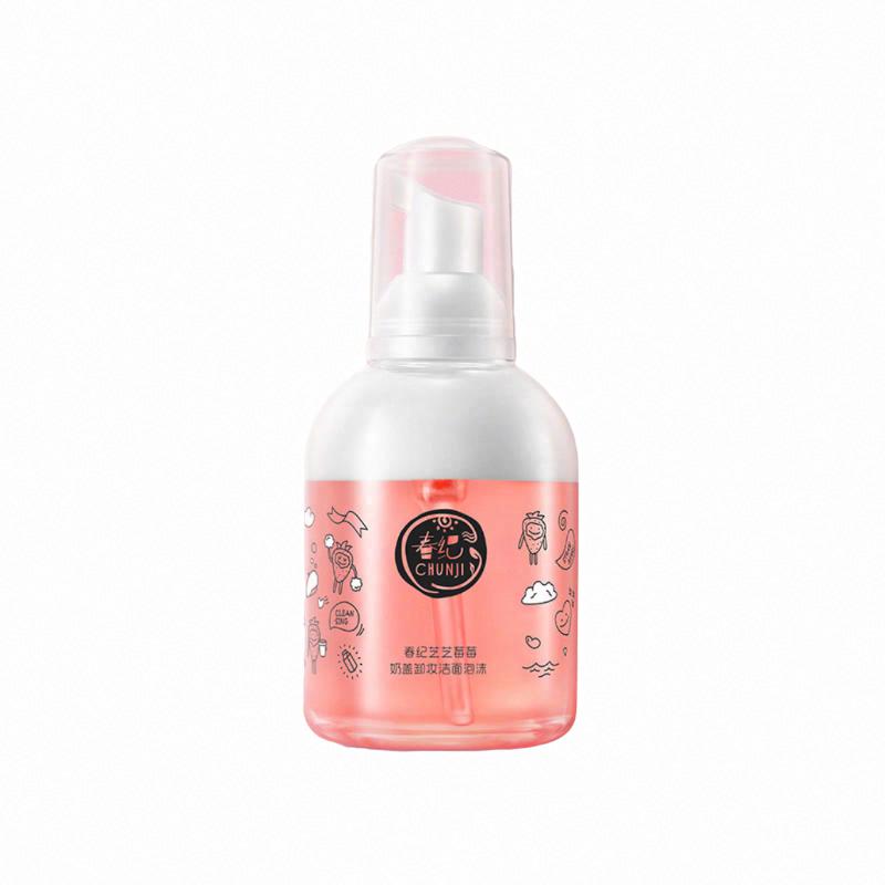 春紀芝芝莓莓奶蓋卸妝潔面泡沫