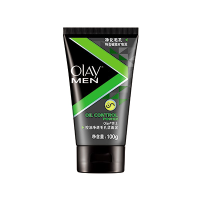 Olay男士控油凈透毛孔潔面泥